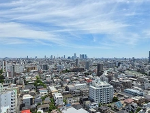 【東京都/中野区東中野】クラッシィタワー東中野 前面には、高い建物もないため眺望良好です。この眺望を独り占めできるのが最大の魅力です！
