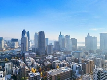 【東京都/中央区月島】MID　TOWER　GRAND 前面棟がないため、２５階からの開放的な眺望となってます。