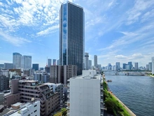【東京都/中央区月島】ブリリアウェリス月島 バルコニーからの眺望（※左側）