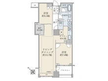【東京都/中央区月島】ブリリアウェリス月島 間取り図