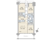 【東京都/練馬区上石神井】ブリリアシティ石神井公園アトラス 間取り図