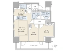 【東京都/台東区東上野】ブリリア上野ガーデン 間取り図