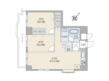 【東京都/台東区東上野】ルジェンテ・リベル上野稲荷町 間取り図