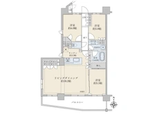 【東京都/大田区中馬込】ル・サンク馬込 間取り図