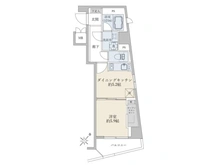 【東京都/新宿区市谷本村町】デュオ・スカーラ市ヶ谷 間取り図