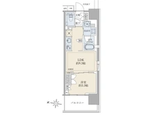 【東京都/新宿区舟町】ブリリア四谷三丁目 間取り図