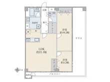【東京都/新宿区南元町】信濃町ハイム 間取り図