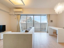 【千葉県/千葉市美浜区高洲】プレミスト稲毛海岸 ＬＤＫ（約１６．２帖）広く南西向きのバルコニーと面しているため、採光・通風良好です！