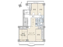 【千葉県/千葉市美浜区真砂】シーサイド真砂 間取り図