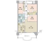 【東京都/東村山市萩山町】ブリリアエルシオ萩山［Brillia　L－Sio萩山］ 間取り図