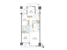【千葉県/柏市西柏台】シティパラス柏 間取り図