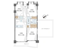 【千葉県/柏市東】レクセルマンション柏 間取り図