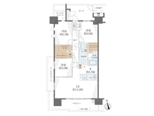 【大阪府/大阪市福島区海老江】ジオ福島野田The Marks 間取り図
