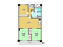 【大阪府/大阪市福島区玉川】ユニライフ福島B棟 間取り図