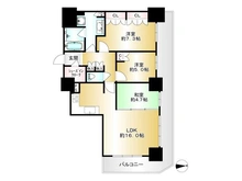 【大阪府/大阪市浪速区湊町】ルネッサなんばタワー 間取り図