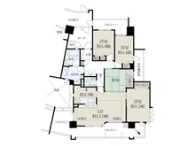 【大阪府/大阪市都島区友渕町】ローレルスクエア都島エル・フラッツ1番館 間取り図
