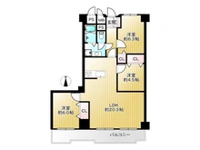 【大阪府/大阪市城東区今福南】今福第二コーポ 間取り図