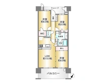 【大阪府/大阪市此花区春日出南】キングス夢咲シティひかりの街 間取り図