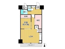 【大阪府/大阪市東成区大今里西】プレジデント今里 間取り図
