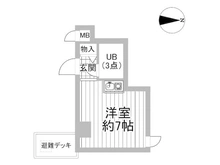 【大阪府/大阪市中央区北久宝寺町】ニューライフ船場 間取り図