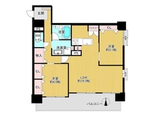 【大阪府/大阪市東成区中本】緑橋ピアガーデンズ 間取り図