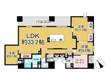 【大阪府/大阪市中央区西心斎橋】ローレルタワー心斎橋 間取り図