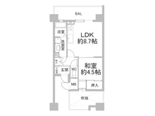 【兵庫県/西宮市南昭和町】阪急西宮マンション 間取り図