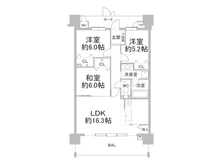 【兵庫県/西宮市櫨塚町】コスモ西宮グレイスアベニュー 間取り図