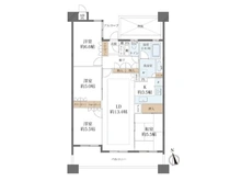 【兵庫県/西宮市小曽根町】ライオンズマンション甲子園口ラルジュ弐番館 間取り図