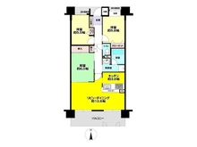 【兵庫県/芦屋市大東町】芦屋ハイタウン 間取り図