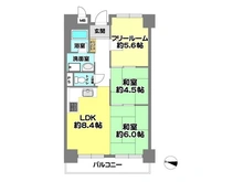 【兵庫県/芦屋市南宮町】サンワプラザ芦屋 間取り図