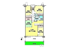 【兵庫県/芦屋市大東町】クレアコート芦屋 間取り図