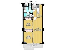 【大阪府/茨木市西駅前町】茨木グランドハイツ 間取り図