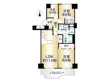 【大阪府/茨木市中穂積】茨木レックスマンション 間取り図