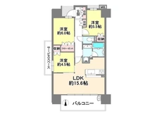 【大阪府/高槻市大畑町】ジオ高槻大畑町 間取り図
