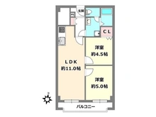 【大阪府/豊中市中桜塚】シャンボール豊中 間取り図