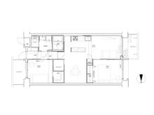【大阪府/大阪市阿倍野区帝塚山】帝塚山セントポリア 間取り図