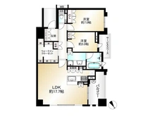 【大阪府/大阪市阿倍野区北畠】パークコート北畠 間取り図