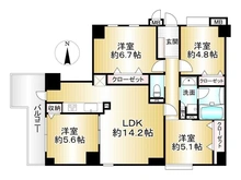 【大阪府/大阪市天王寺区細工谷】ヴェルビュ上本町 間取り図