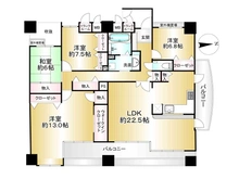 【大阪府/大阪市天王寺区四天王寺】シャルマンフジ四天王寺夕陽丘グランデュース 間取り図