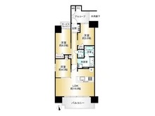 【大阪府/大阪市東住吉区今川】ユニハイム東住吉フォレスト 間取り図