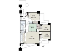 【愛知県/名古屋市瑞穂区彌富町】藤和八事緑ケ岡ホームズ 間取り図