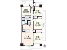 【愛知県/名古屋市名東区豊が丘】藤和シティコープ藤ヶ丘3 間取り図
