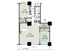 【滋賀県/大津市皇子が丘】ファーストタワー大津MARY 間取り図
