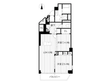 【京都府/京都市中京区西ノ京北壺井町】二条プラザ 間取り図