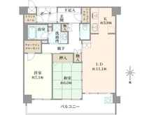 【京都府/京都市西京区嵐山西一川町】レフィナード嵐山 間取り図