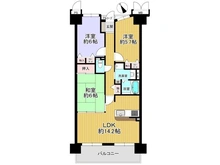 【滋賀県/草津市西大路町】ファミールハイツ草津3番館 間取り図