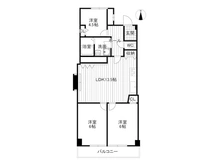 【京都府/京都市中京区聚楽廻南町】ルミエール二条 間取り図