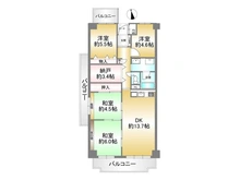 【兵庫県/尼崎市武庫豊町】ローレルハイツ武庫之荘 間取り図