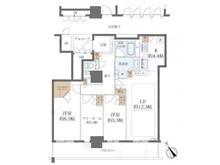 【兵庫県/尼崎市御園町】ローレルタワー尼崎 間取り図